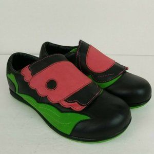 Onmyodo Hana Multi Color Leather Shoes Size 7